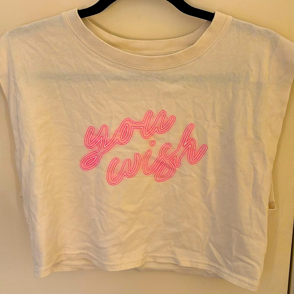 NWT. Aerie cropped muscle too. With hot pink detailing. Size medium